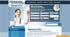 Desktop Screenshot of mesothelioma.as